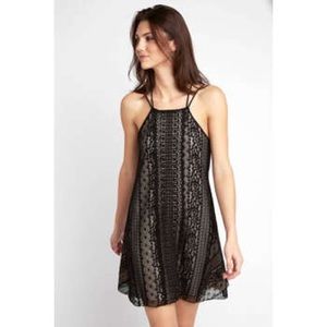 Abbeline Black Lace Halter Dress